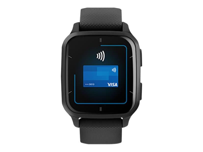 Garmin Venu Sq 2 Music 3,56 cm (1.4") AMOLED 40 mm Digitalt Berøringsskjerm Sort GPS Sort