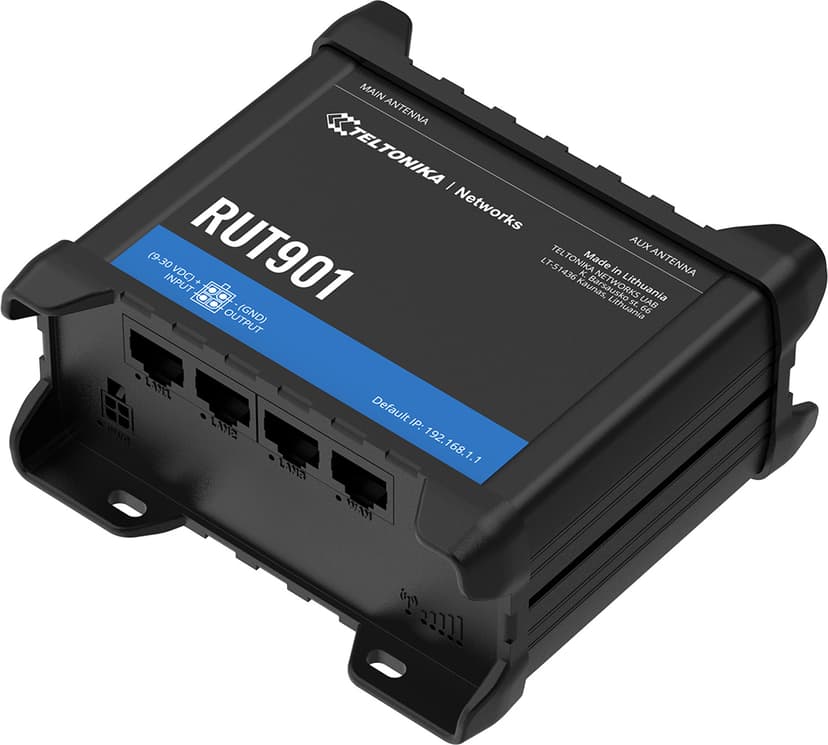 Teltonika RUT901 Industrial Wireless LTE eSim Router