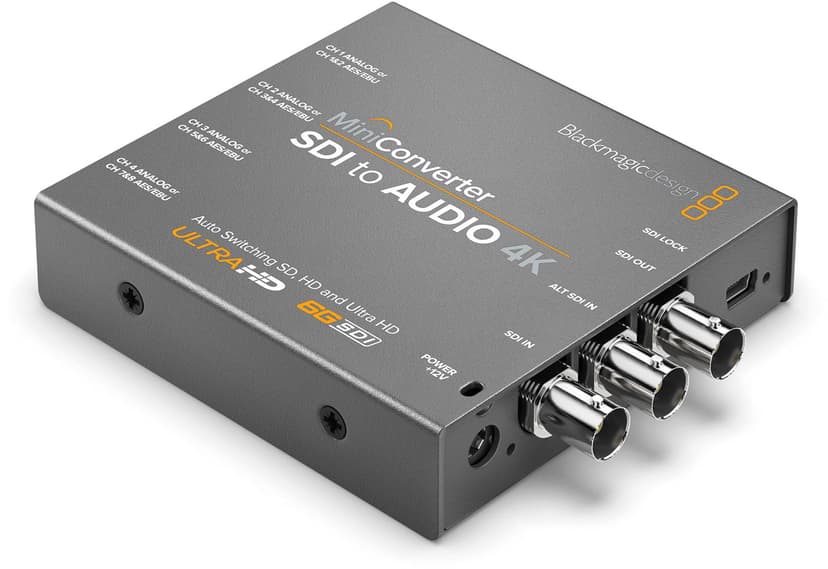 Blackmagic Design Mini Converter SDI to Audio 4K Aktiv 3840 x 2160, -