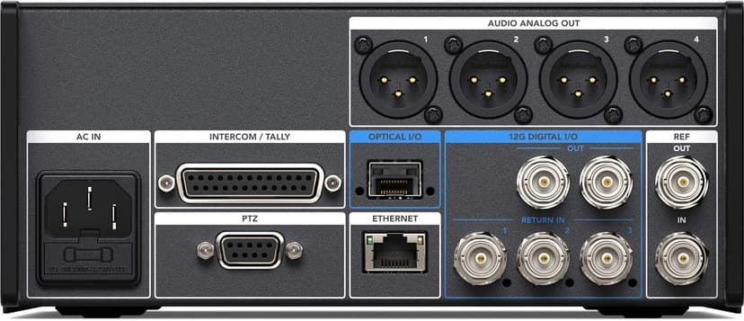 Blackmagic Design Studio Fiber Converter signalomformer Sort
