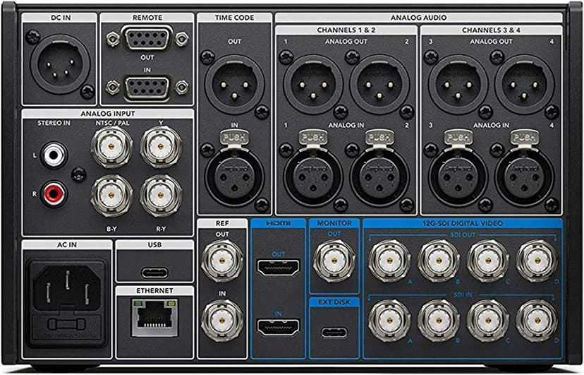 Blackmagic Design HYPERD/RSTEX8KHDR digital videoopptaker Sort