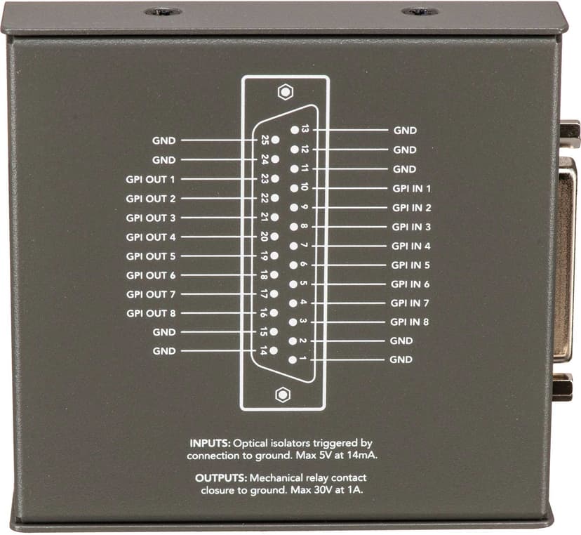 Blackmagic Design GPI & Tally Interface nätverkskort/adapters