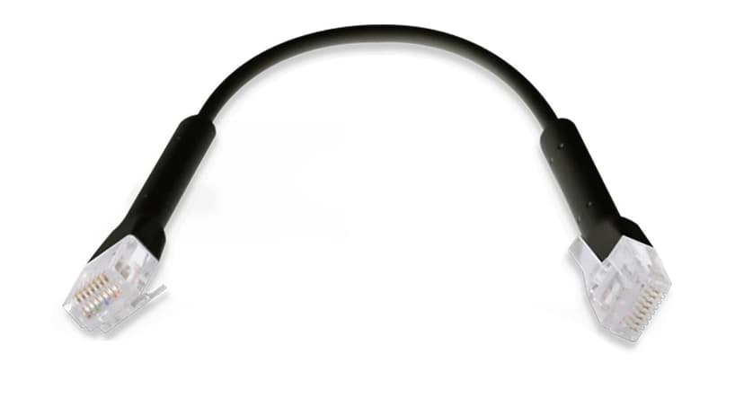 Ubiquiti Unifi Ethernet Patch Bendable 50-Pack RJ-45 Cat 6 0.1m Musta