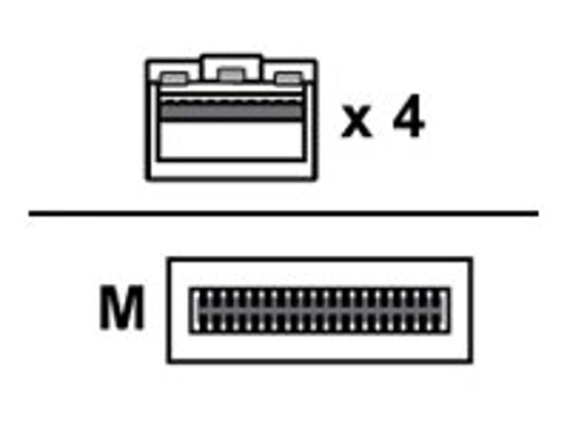 Nvidia Mellanox DAC AOC Splitter QSFP28 to 4XSFP28 15M