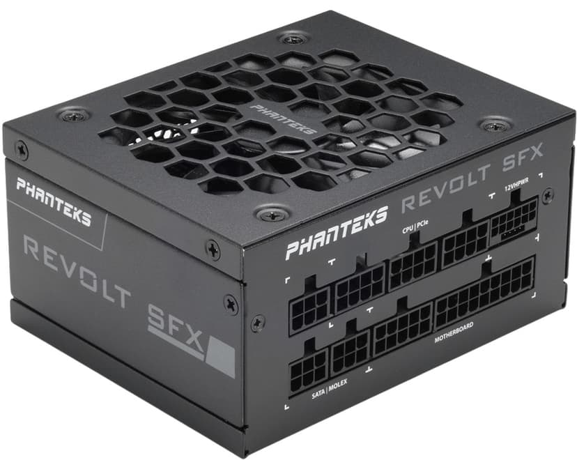 Phanteks Revolt 850w 80+ Platinum Atx 3.0 Sfx Psu Strømforsyning