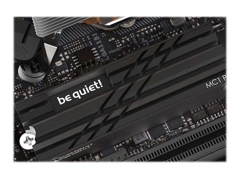 be quiet! MC1 PRO SSD (solid-state drive) Koelplaat/radiatoren Zwart 1 stuk(s) Koelplaat/radiatoren Zwart