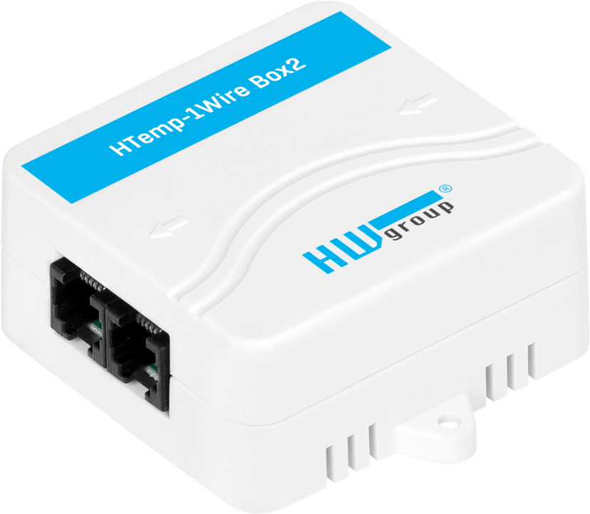 HW-Group HTemp-1Wire-Box2 Wall Mount Temp/Humidity Sensor