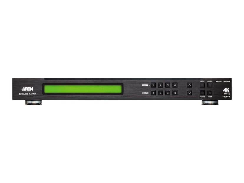 Aten VanCryst VM6404HB 4x4 True 4K HDMI Matrix Switch With Scaler 1U