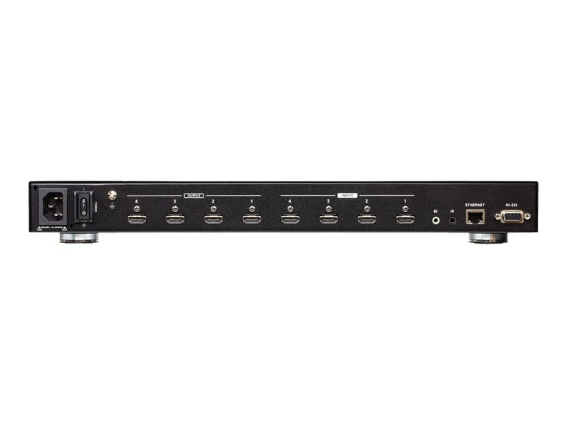 Aten VanCryst VM6404HB 4x4 True 4K HDMI Matrix Switch Med Scaler 1U