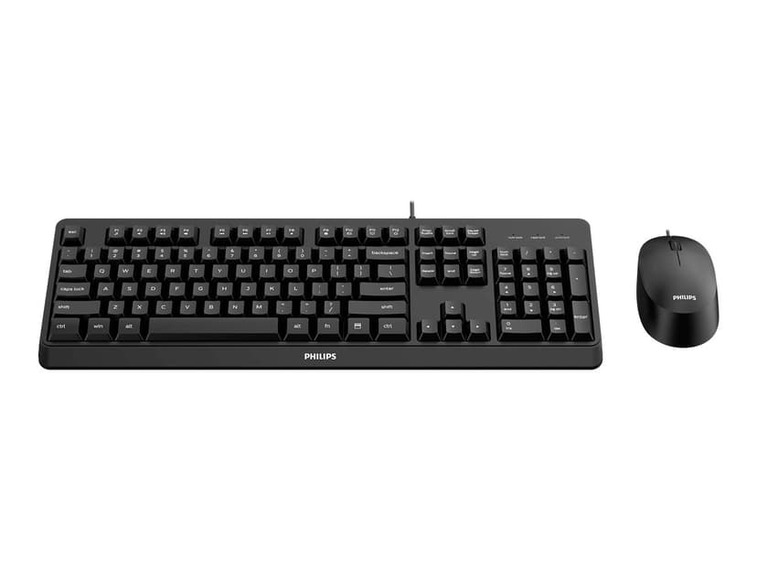 Philips 2000 Series Wired Keyboard & Mouse Us-int