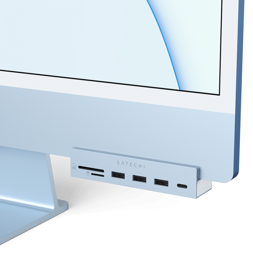 Satechi ST-UCICHB kannettavien tietokoneiden telakka ja porttitoistin Langallinen USB 3.2 Gen 2 (3.1 Gen 2) Type-C Sininen USB-C 3.2 Gen 2 (3.1 Gen 2)
