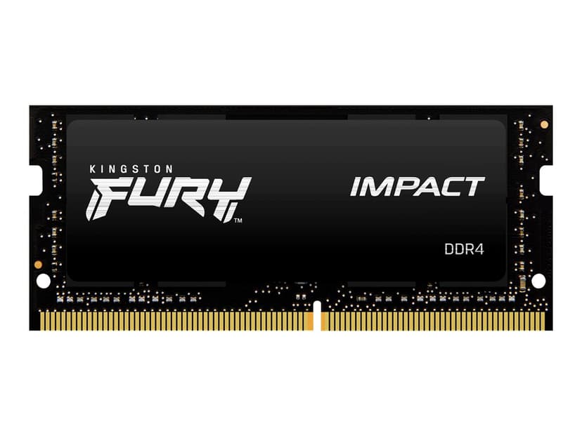 Kingston Technology FURY Impact RAM-minnen 16 GB 1 x 16 GB DDR4 1333 MHz 16GB 1333, 2666MHz DDR4 260-pin SO-DIMM