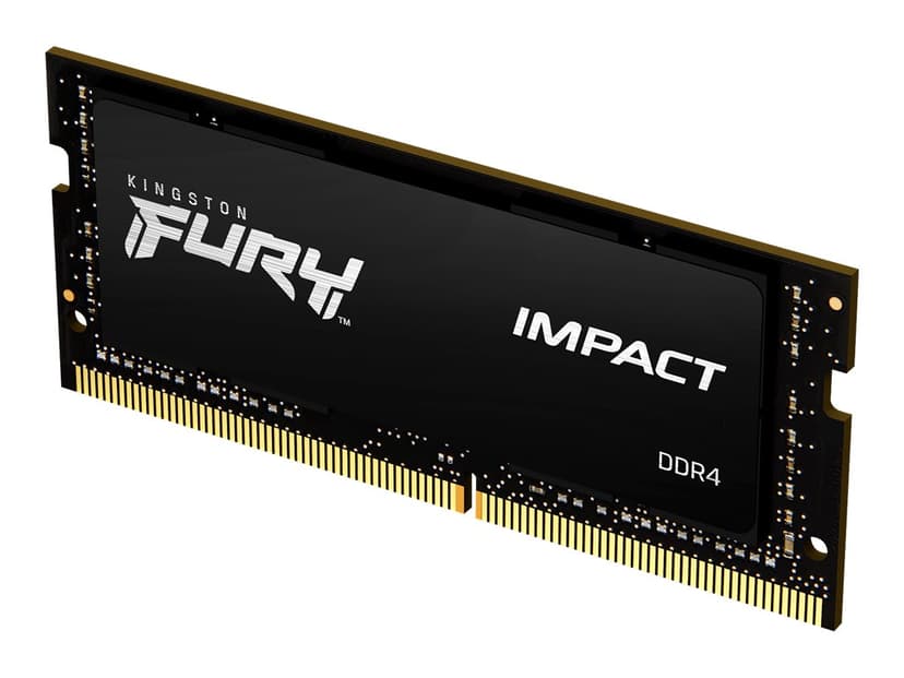 Kingston Technology FURY Impact minnemodul 16 GB 1 x 16 GB DDR4 1333 MHz 16GB 1333, 2666MHz DDR4 260-pin SO-DIMM