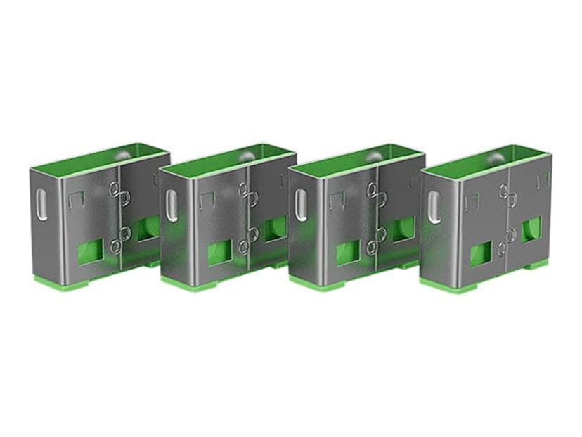 Lindy Port Blocker USB Grön 4 Lås en Nyckel