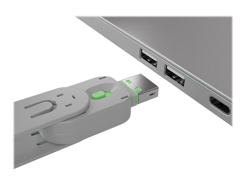 Lindy Port Blocker USB Grön 4 Lås en Nyckel
