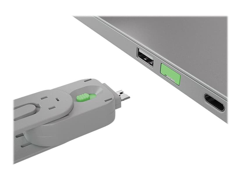 Lindy Port Blocker USB Green 4-pack