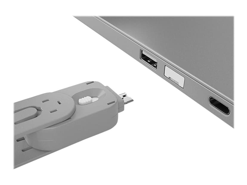 Lindy Port Blocker USB White 4-pack