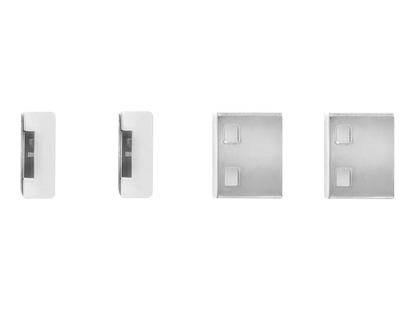 Lindy Port Blocker USB White 4-pack