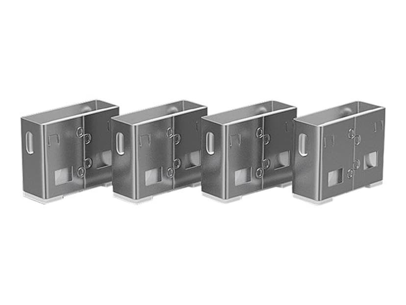 Lindy Port Blocker USB White 4-pack