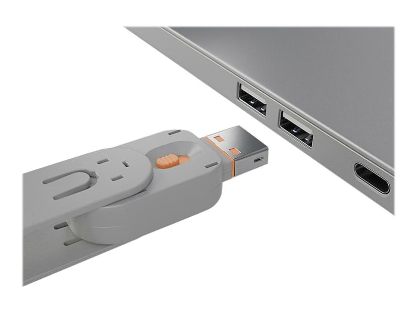 Lindy Port Blocker USB Orange 4-pack