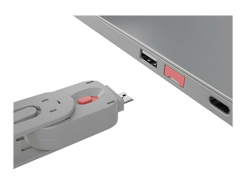 Lindy Port Blocker USB Pink 4-pack