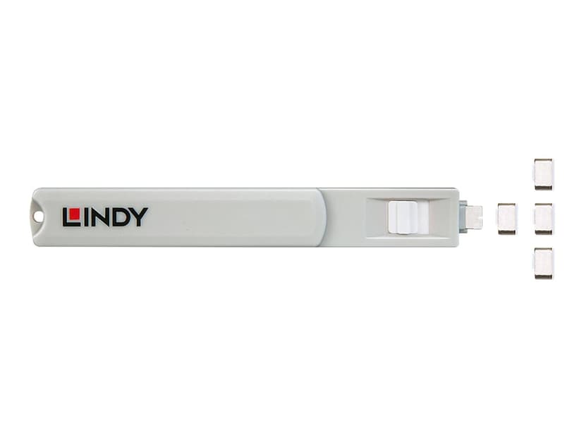 Lindy Port Blocker USB-C White 4-pack