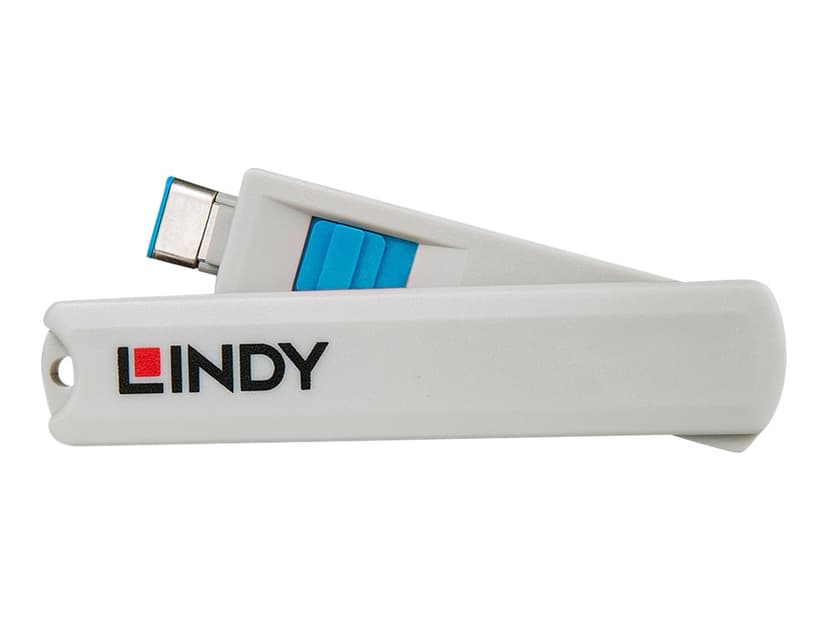 Lindy Port Blocker USB-C Blå 4-pack