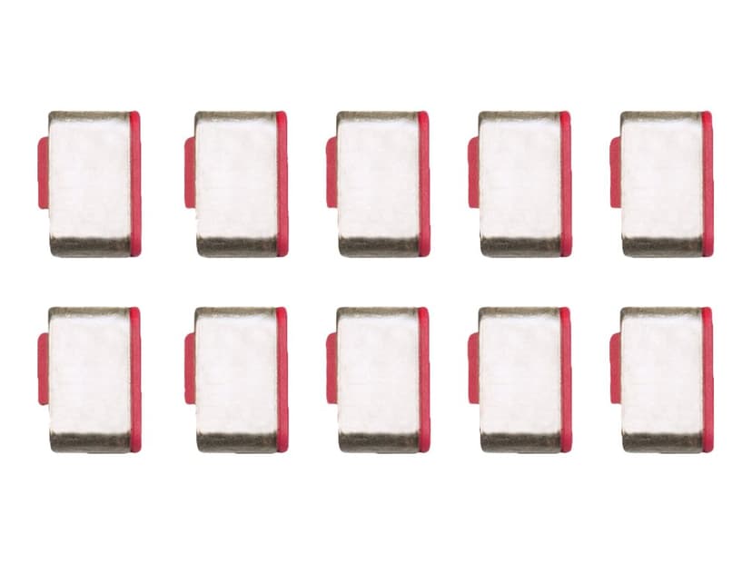 Lindy Port Blocker USB-C Pink 10-Pack Without Key