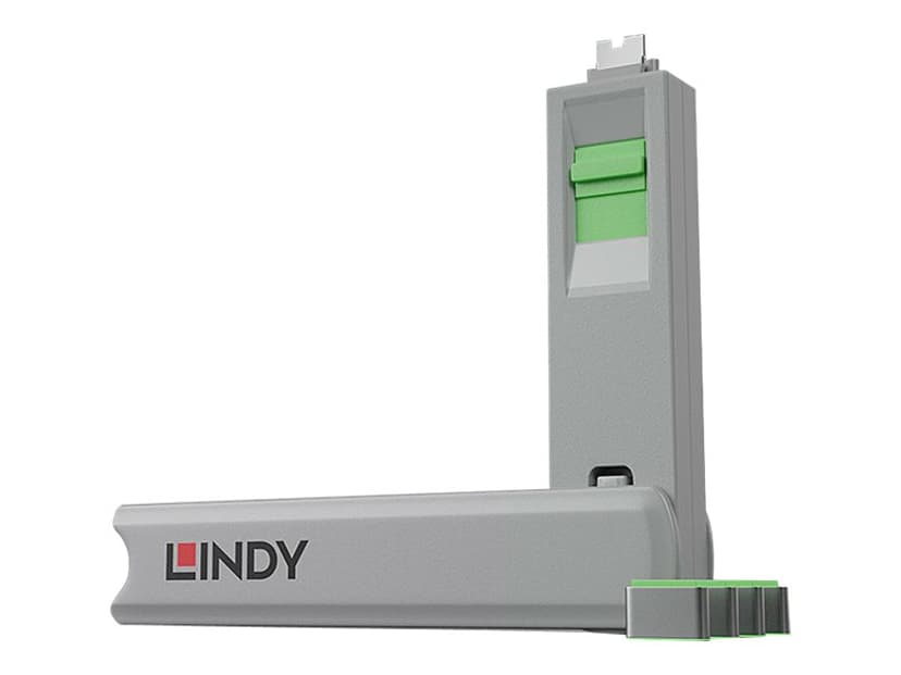 Lindy Port Blocker USB-C Grön 4-pack