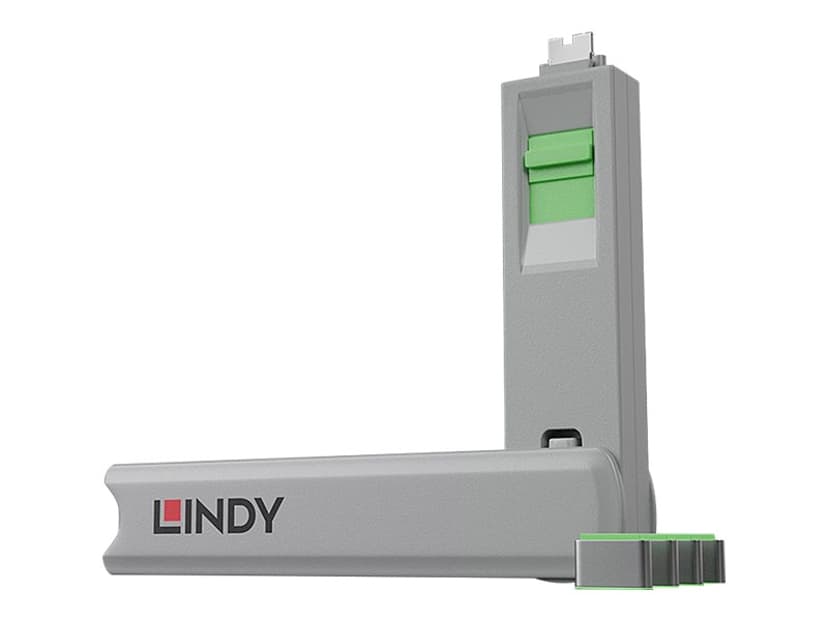 Lindy Port Blocker USB-C Grön 4-pack