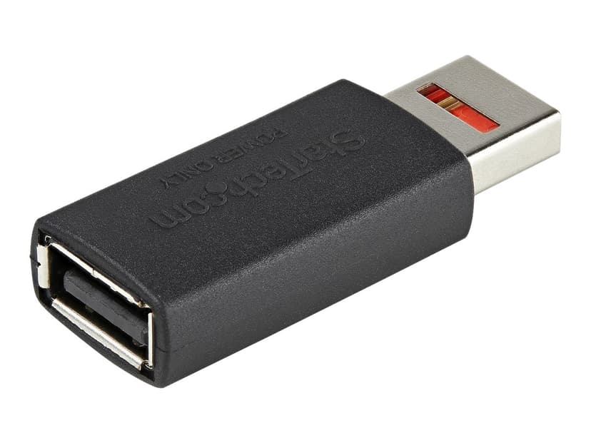 Startech StarTech.com USB Data Blocker Secure Charge Adapter No-Data/Power-Only USB-A Adapter voor Telefoon/Tablet USB Protector Adapter (M/F) USB Charge-Only Adapter USB 2.0 Type-A USB 2.0 Type-A