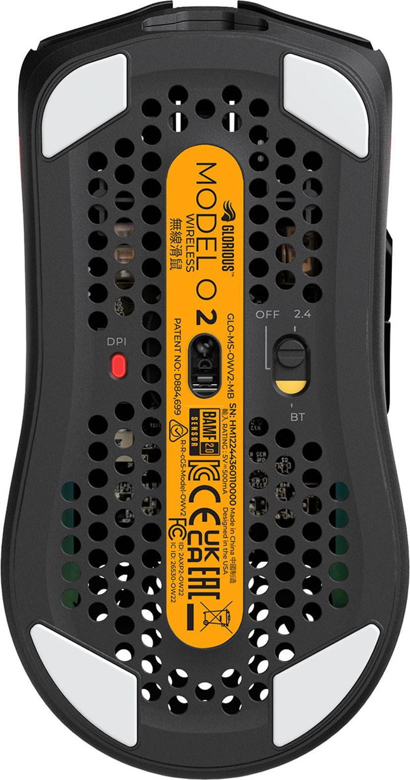 Glorious Model O 2 Wireless Matte RF trådløs + Bluetooth