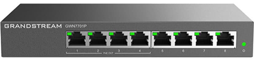 Grandstream GWN7701P 8xGigabit PoE 60W Switch