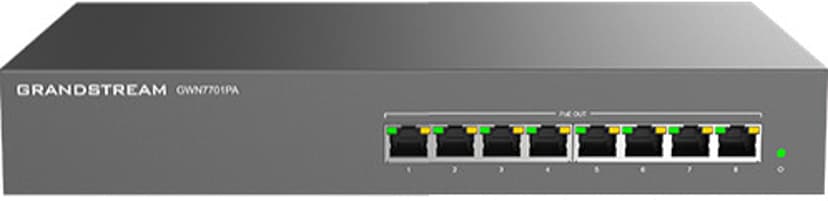 Grandstream GWN7701PA 8xGigabit PoE 145W Switch