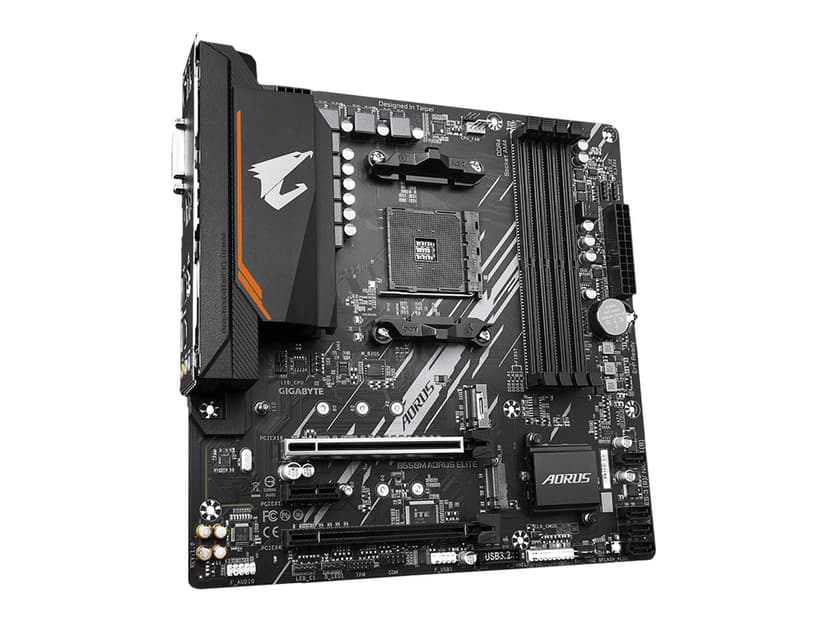 Gigabyte B550M AORUS ELITE Socket AM4 Micro ATX Hovedkort