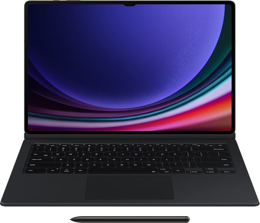Samsung Book Cover Keyboard Pohjoismainen Musta