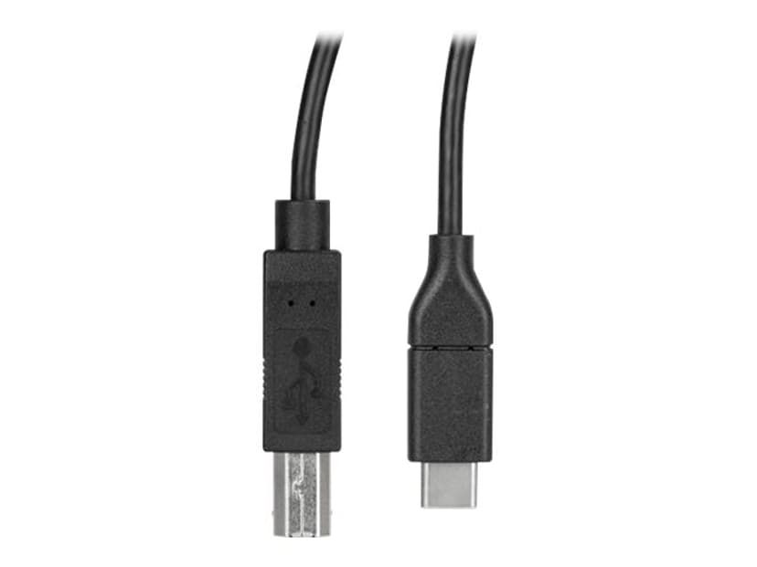 Startech StarTech.com USB2CB3M USB-kabel USB 2.0 3 m USB C USB B Sort 3m USB-C USB-B Svart