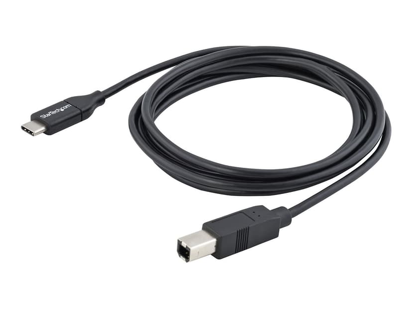 Startech StarTech.com USB2CB3M USB-kabel USB 2.0 3 m USB C USB B Sort 3m USB-C USB-B Svart