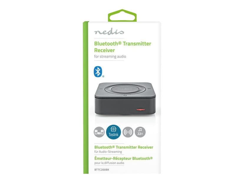 Nedis BTTC200BK Bluetooth musikk mottaker 10 m Sort