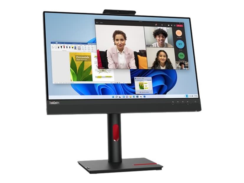 Lenovo ThinkCentre Tiny-In-One 24 LED display 60,5 cm (23.8") 1920 x 1080 piksler Full HD Sort 23.8" 1920 x 1080pixels IPS 16:9 60Hz