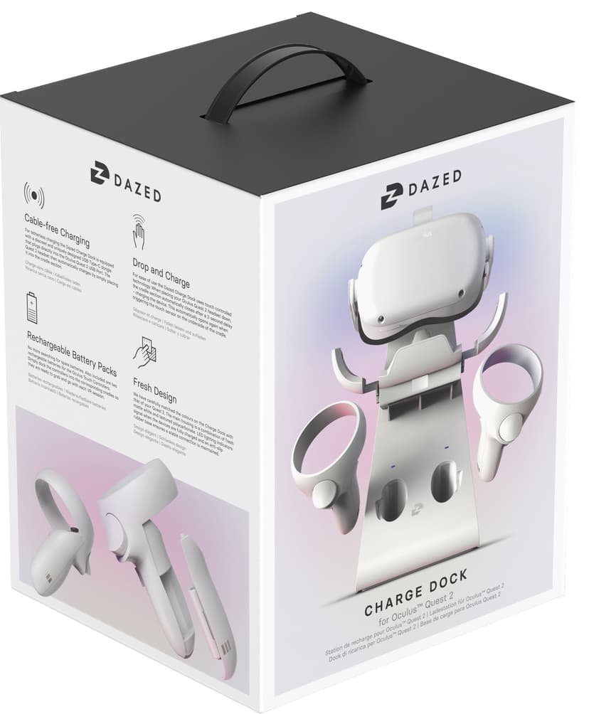 DAZED laddstation V2 för Oculus Quest 2