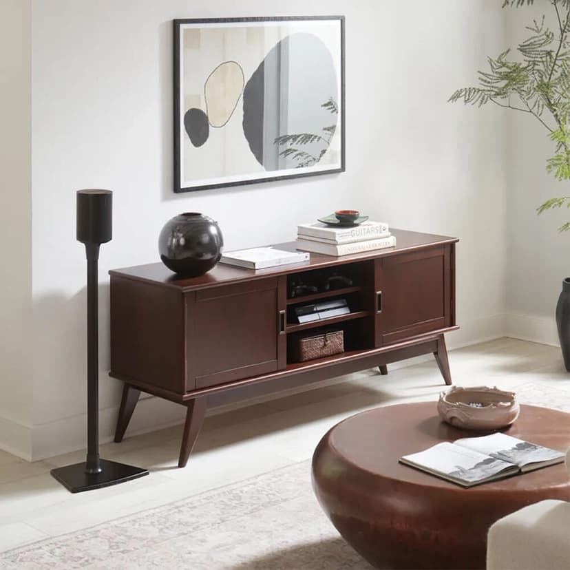 Sanus Floor Stand For Sonos Era100 Single Black