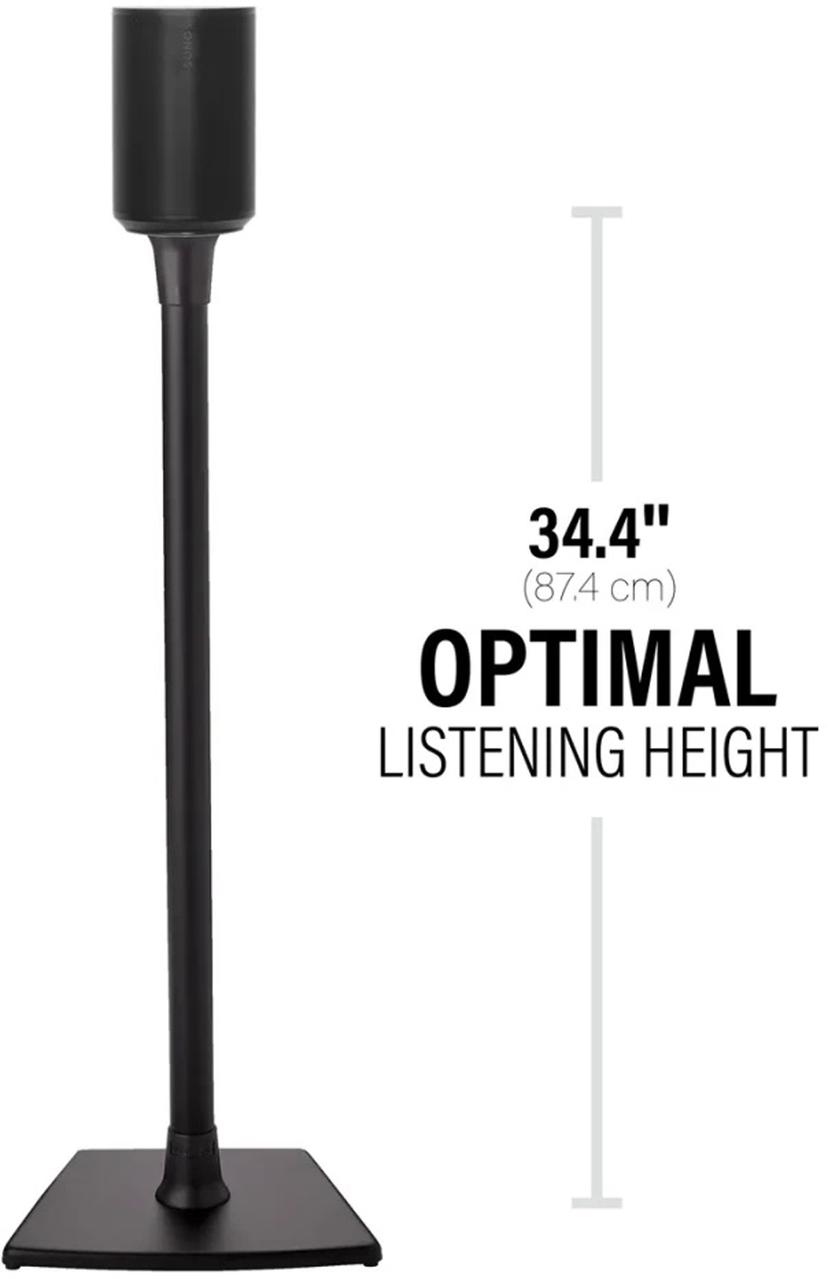 Sanus Floor Stand For Sonos Era100 Single Black