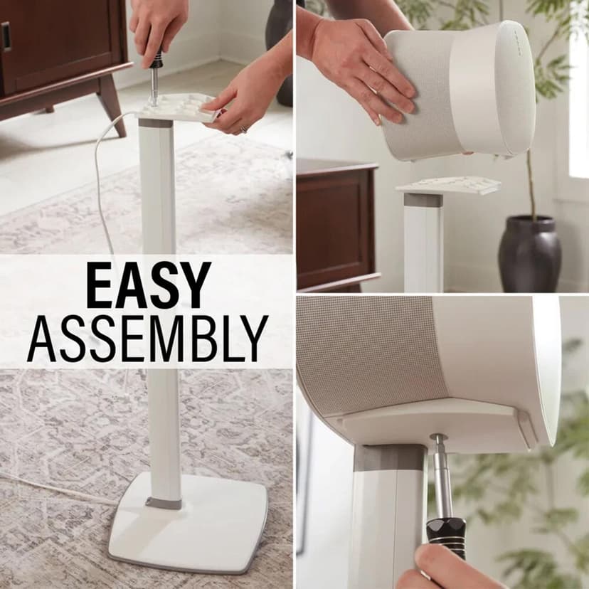 Sanus Floor Stand For Sonos Era300 Single White