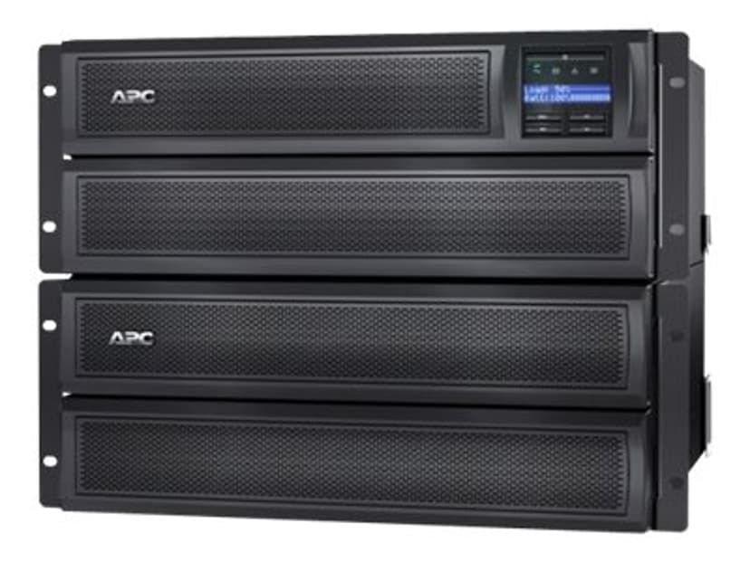 APC Smart-UPS X SMX3000HV Noodstroomvoeding - 3000VA, 8x C13, 2x C19 uitgang, USB, short depth