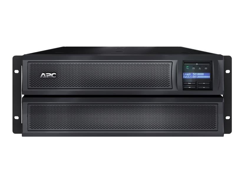 APC Smart-UPS X SMX3000HV Noodstroomvoeding - 3000VA, 8x C13, 2x C19 uitgang, USB, short depth