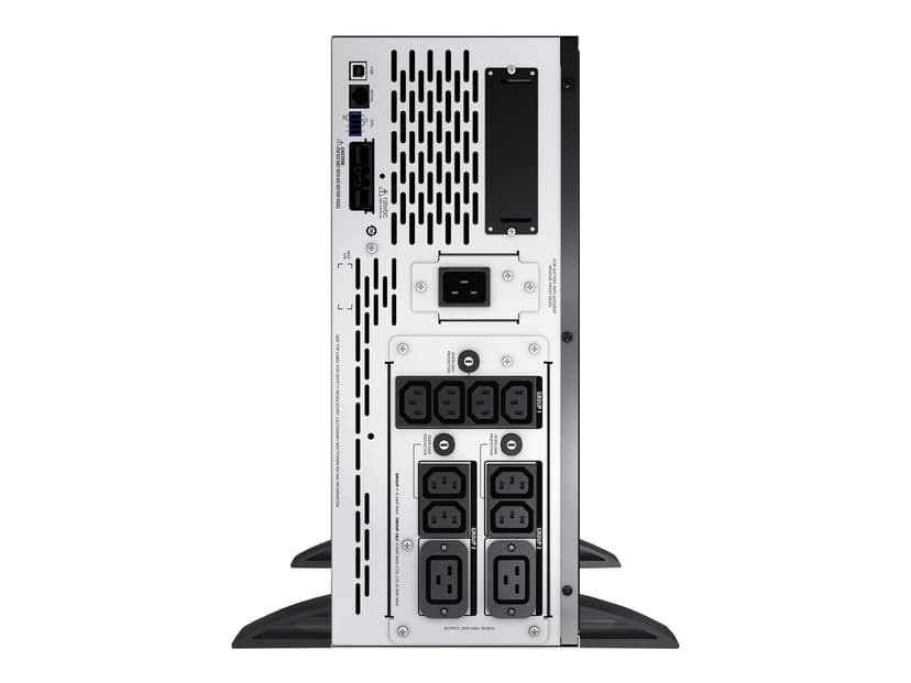 APC Smart-UPS X SMX3000HV Noodstroomvoeding - 3000VA, 8x C13, 2x C19 uitgang, USB, short depth