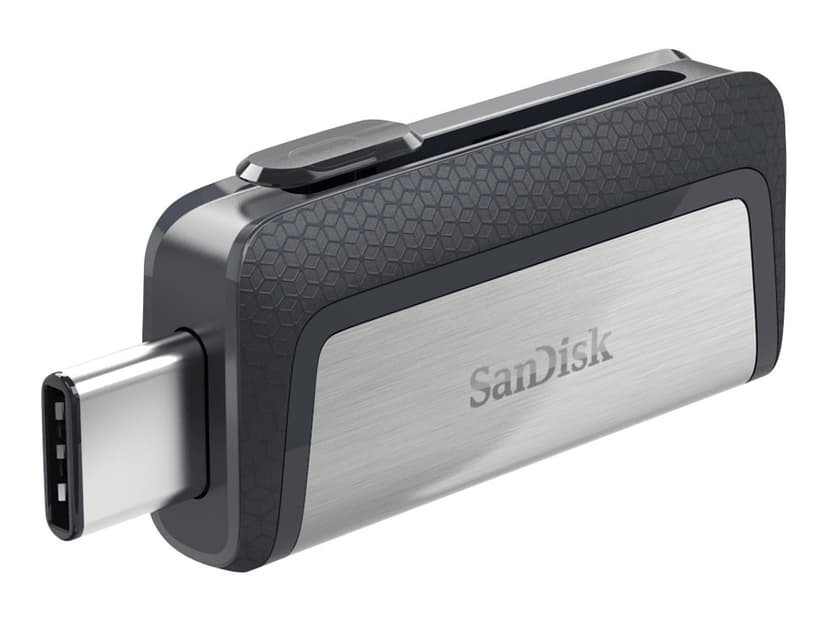 SanDisk Ultra Dual 256GB USB-A / USB-C Grå, Sølv