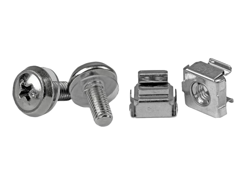 Startech 50 Pkg M5 Mounting Screws & Cage Nuts for Server Rack Cabinet