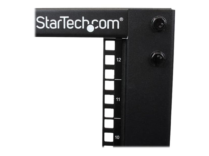 Startech 12U Adjustable Depth Open Frame 4 Post Server Rack